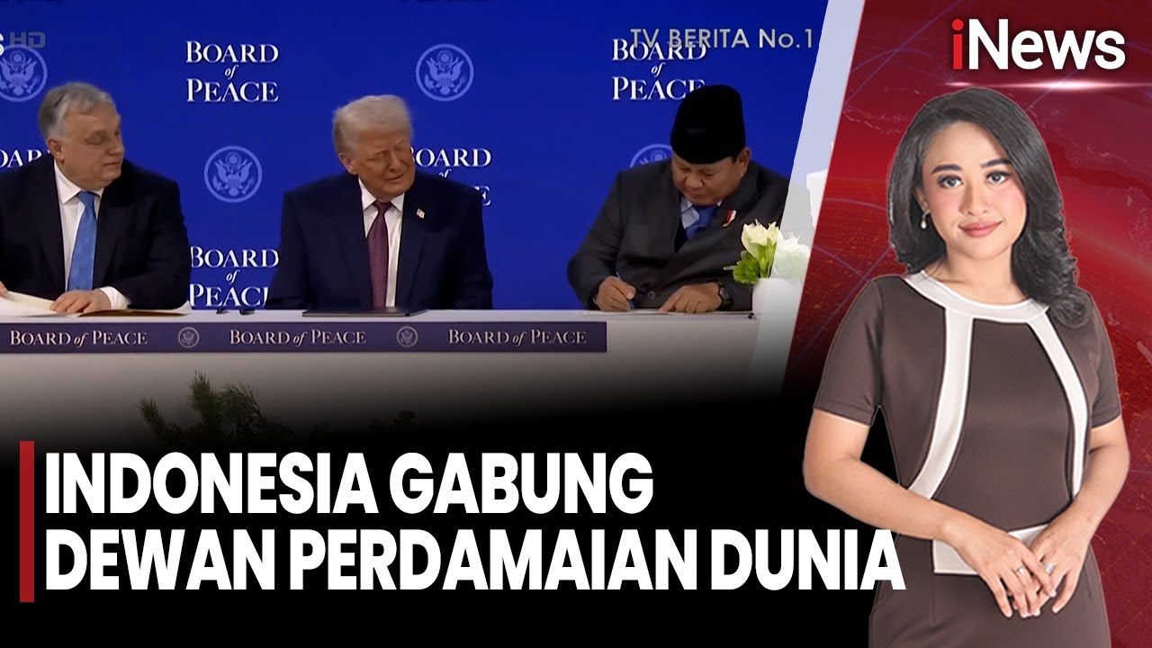 Indonesia Gabung Dewan Perdamaian Dunia, Pengamat: Indonesia Jadi Penyeimbang | iNews Room (26/01)
