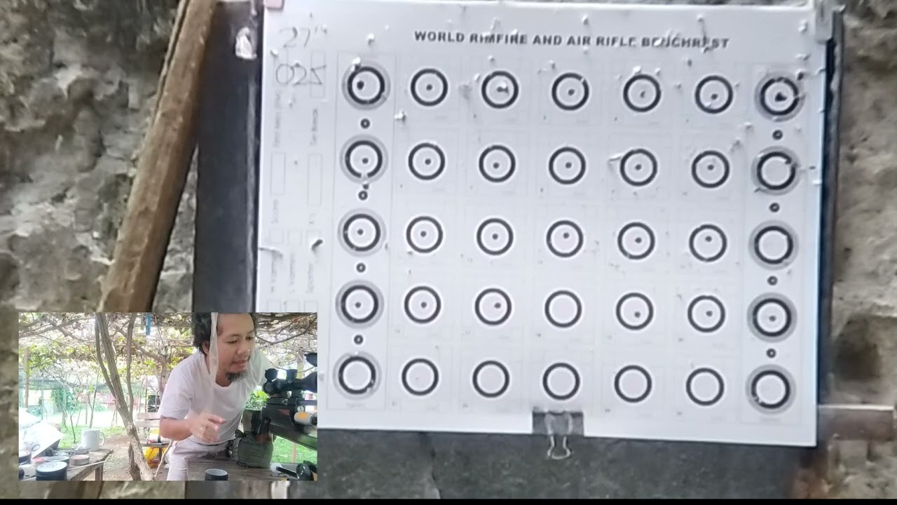 Conics - 27 - 025 pt.2 pcp airgun barrel, 27 inches .22cal @br25m(my practice range)
