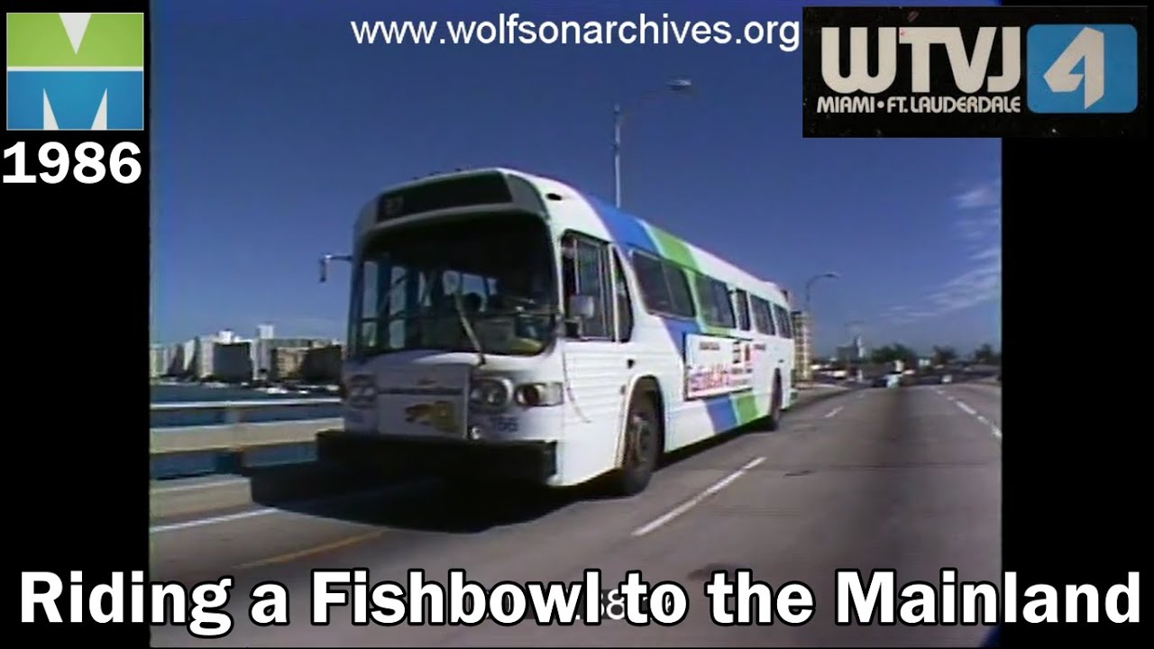 Throwback: 1986 Ride Aboard MDTA GM Fishbowl 156 on Route 27 + Interviews with SoBe Metrobus Riders