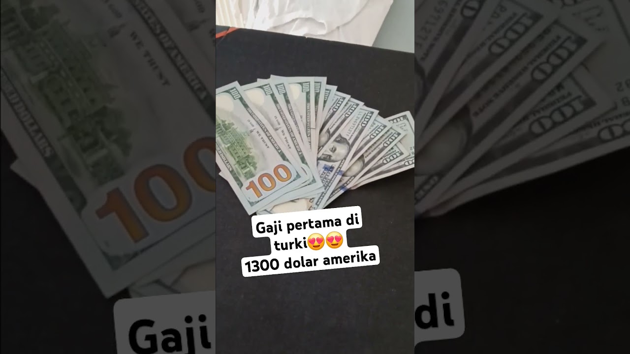 turki gajinya pake us dolar/gaji di turki/tkw turki/kerja di turki #tkwturki  #turkishfood #gaji