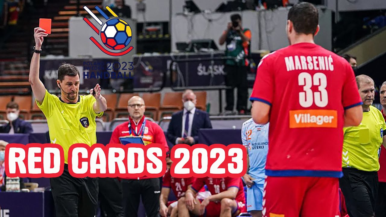 Top Red Cards 2023 Handball World Men's Championship
