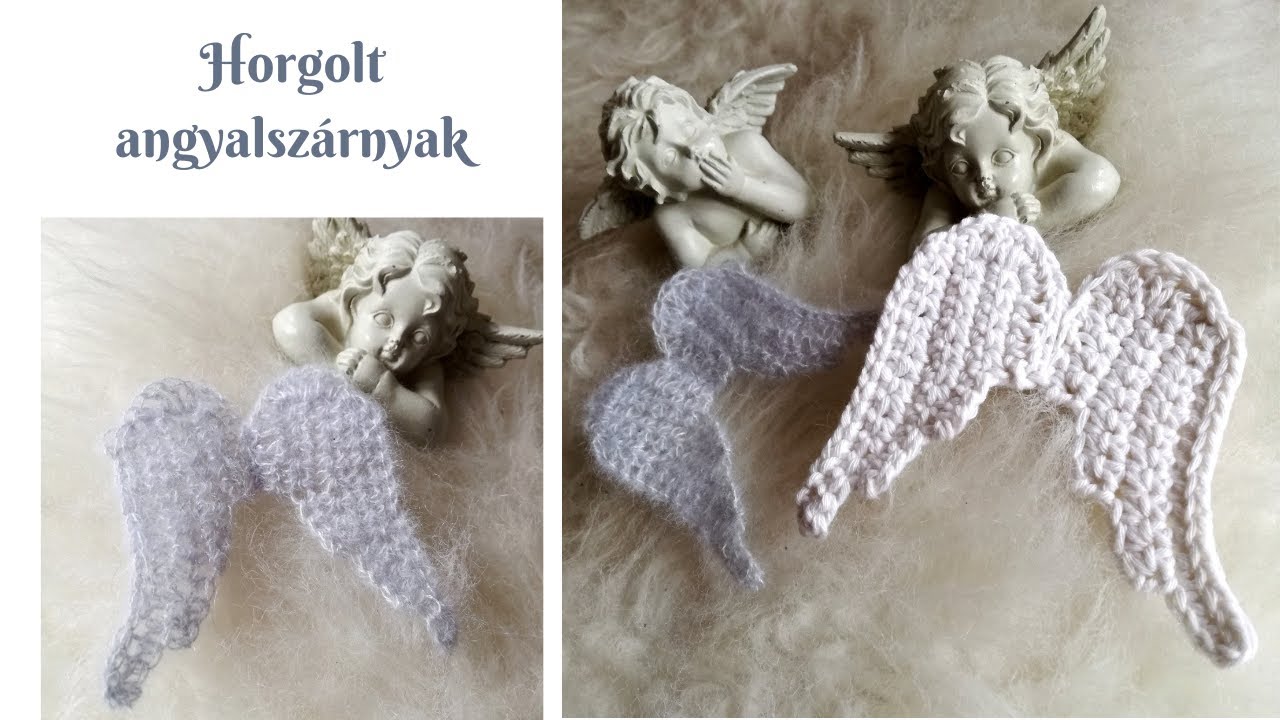 Angyalszárnyak -  Crochet angel wings