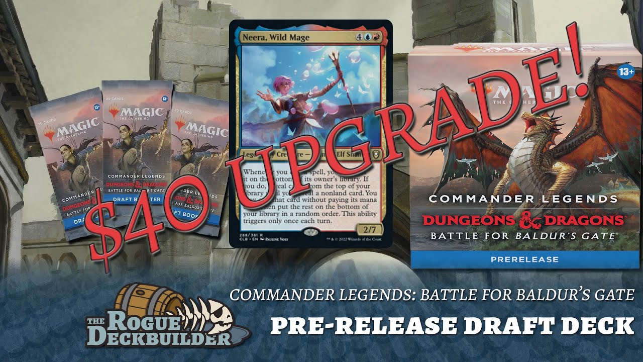 Neera Wild Mage from Draft Deck to $40 Commander Upgrade!