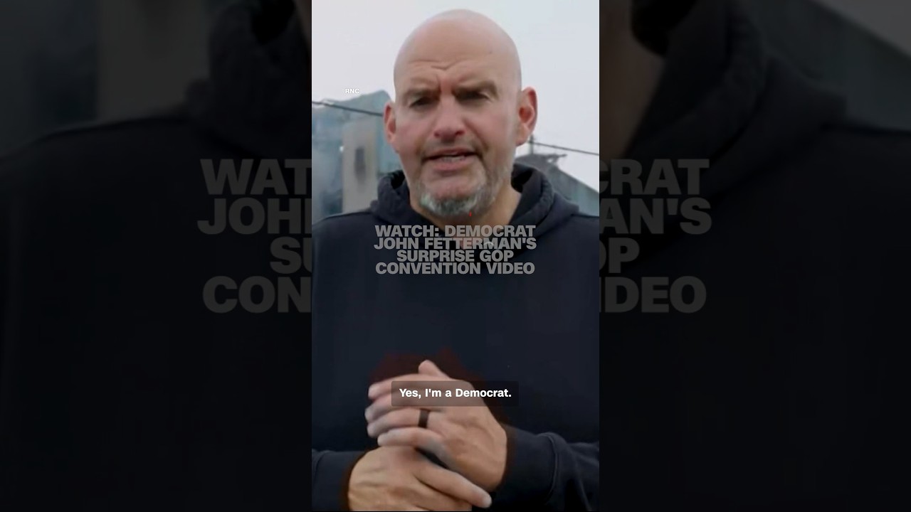 Watch: Democrat John Fetterman&rsquo;s surprise GOP convention video