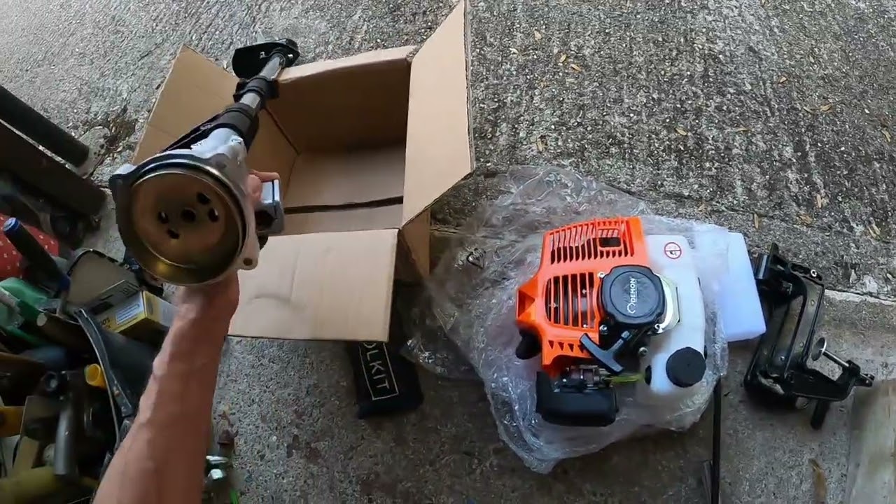 I have bought 2 stroke 50cc boat motor