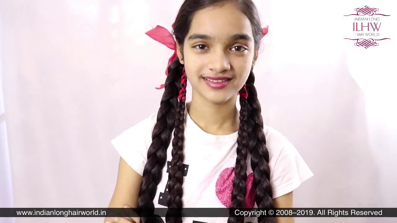Cute & Easy Hairstyle for School Girls | Indian School Girls Hairstyles for Very Long Hair