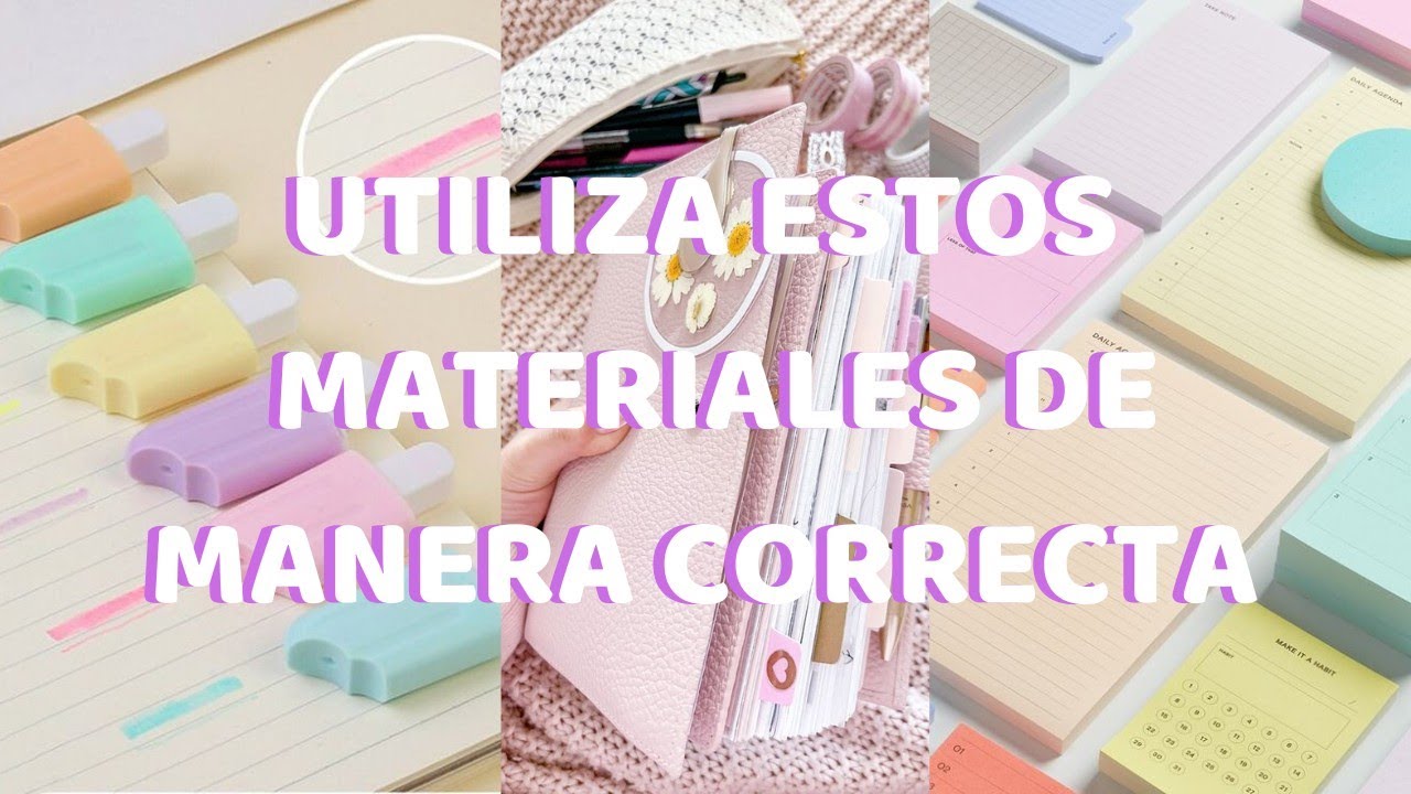 LAS 5 HERRAMIENTAS Y MATERIALES ESENCIALES PARA ORGANIZAR TUS ESTUDIOS | MEIL SOL