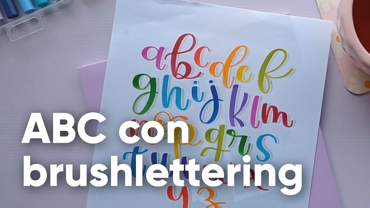 APRENDÉ EL ABC EN LETTERING - Paso a paso - Minúsculas