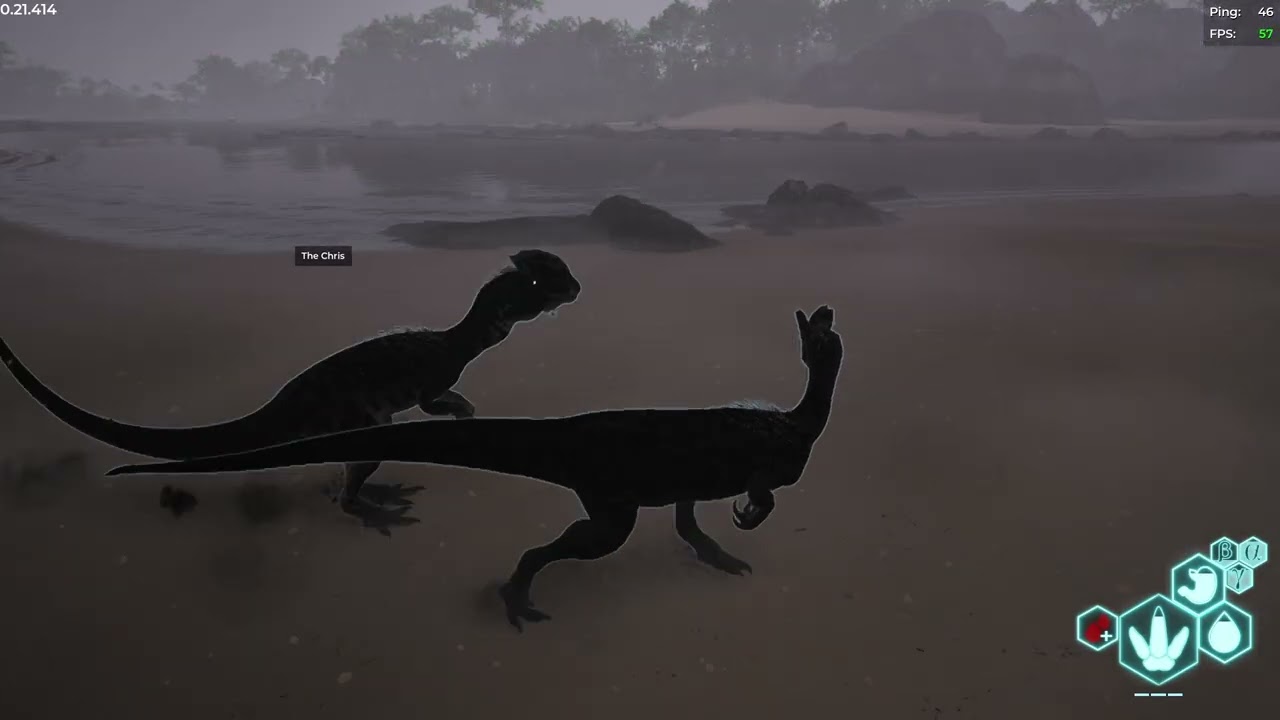 The Isle Evrima - Dilofossauro sobrevivendo em uma terra de Alossauros