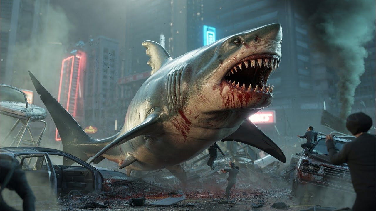 Shark Ny Pori City Ko Tabah Kardiya | Under Paris Movie explained ( movie explain in Hindi Urdu )