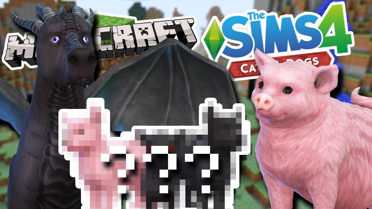 When ENDER DRAGON and Pig Babies Fly?! 🐉💕🐺