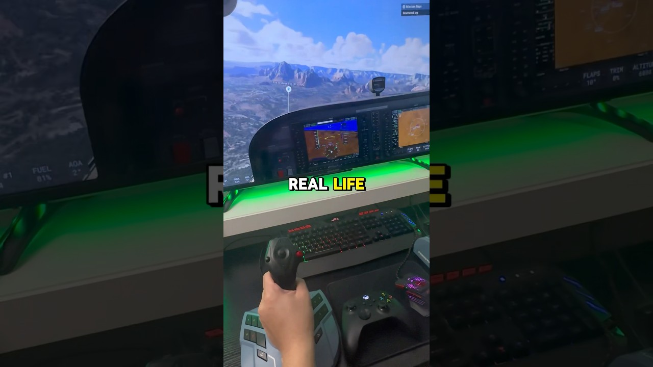 🤷🏻&zwj;♂️ Летная подготовка в #microsoftflightsimulator 2024, чтобы получить лицензию частного пилота 😅