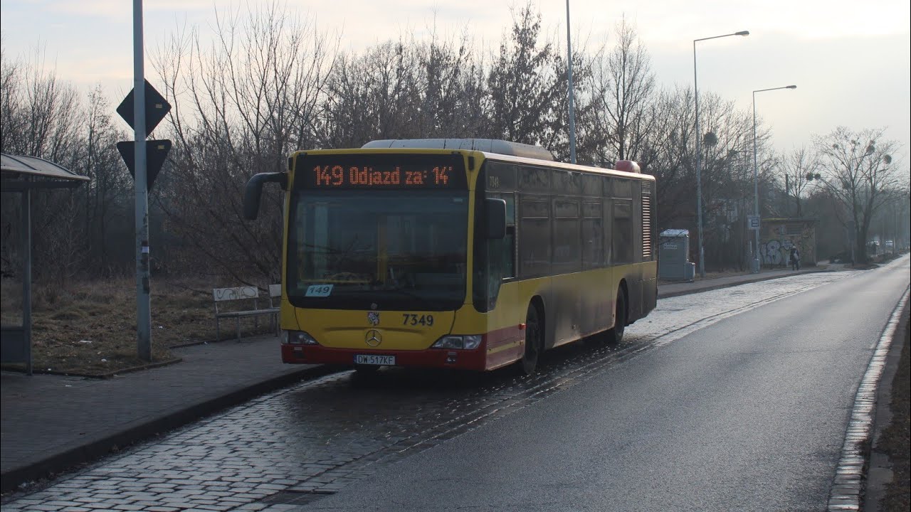 [🇵🇱PL] MPK Wrocław - Mercedes-Benz O530 Citaro #7349 - [🚍149➡️KUŹNIKI]