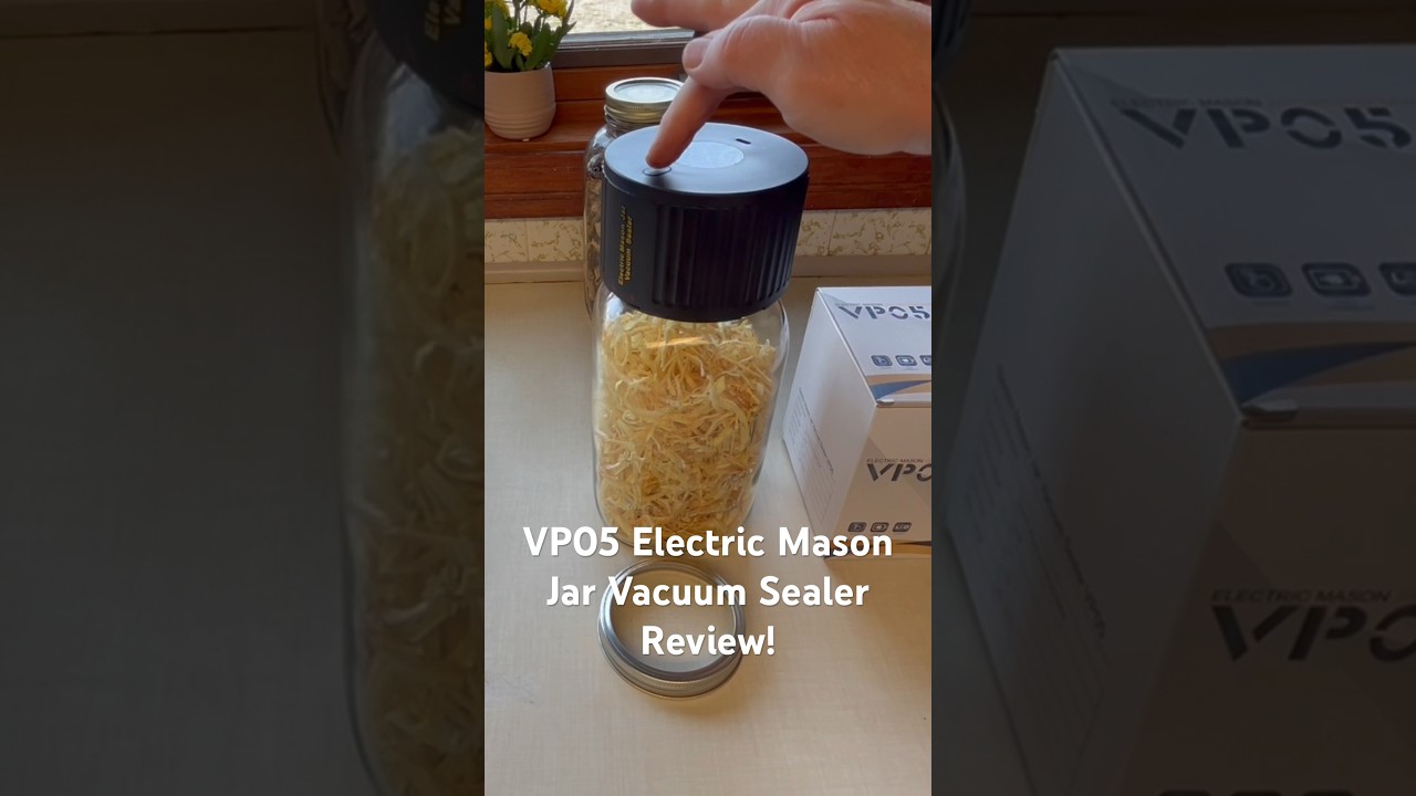 Электрический вакуумный упаковщик для банок Mason VP05! Высушивает и запечатывает наши грибы-смор...