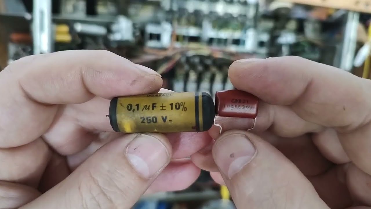 Troca de Capacitores no Telefunken Dominante D
