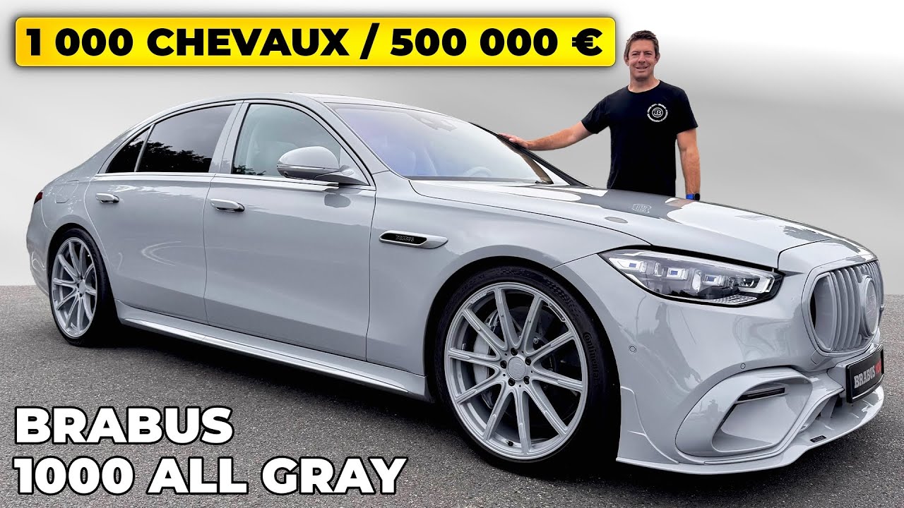 Essai Brabus 1000 All Gray - 1000 Chevaux, 500 000€ !