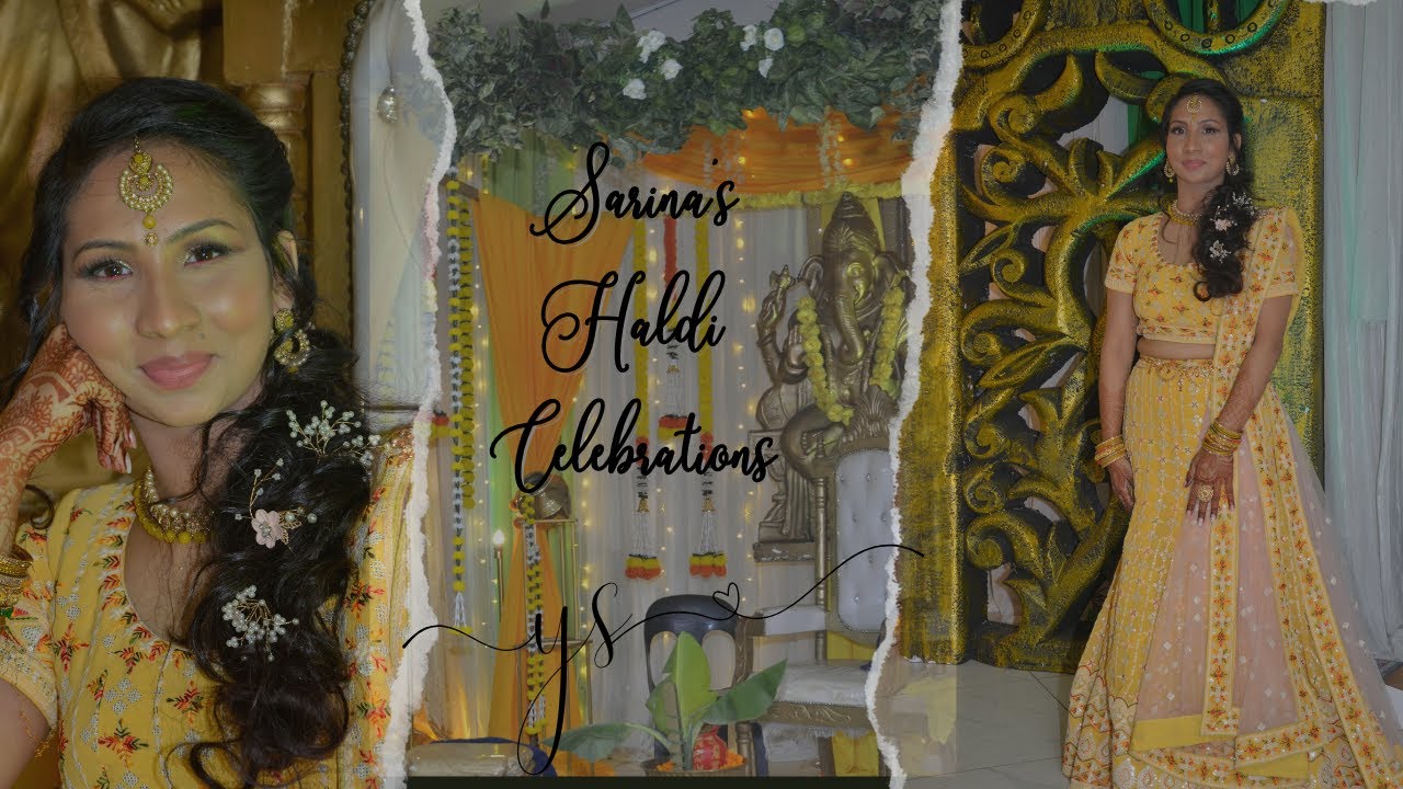 Sarina Bansilall Haldi Celebrations