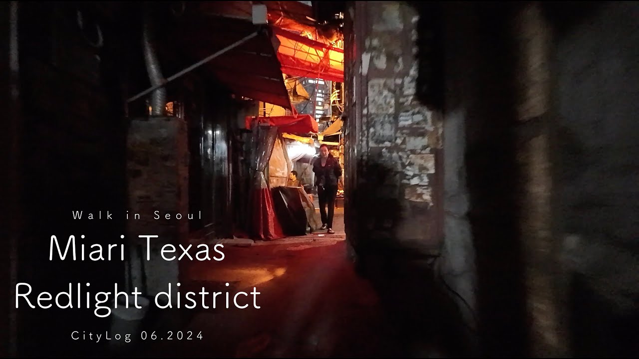 Walk in Seoul - Miari Red Light District (a.k.a Miari Texas) 미아리텍사스 弥阿红灯区 ミアリの赤線地帯