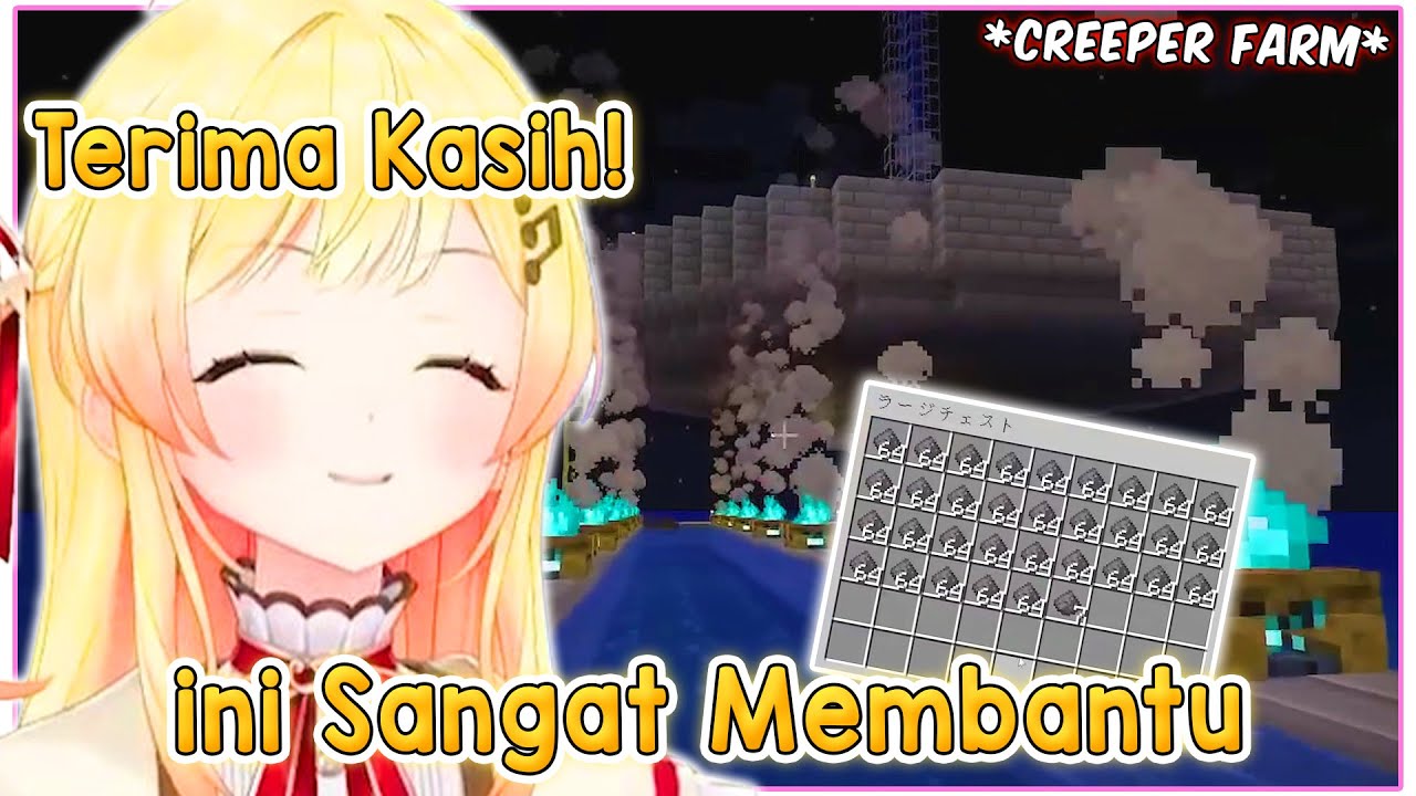 Reaksi Kande saat Mampir Ke Creeper Farm Tapi Blum Tau Siapa Yang Ngebuat'nya wkwk..【Kanade | Clips】