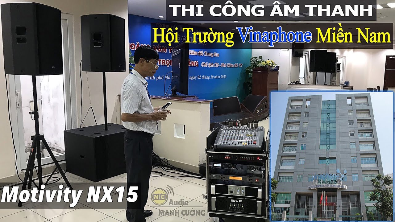 Lắp Đặt Dàn Âm Thanh Hội Trường Q10 - Vinaphone Miền Nam - giá 89tr - Audio Mạnh Cường