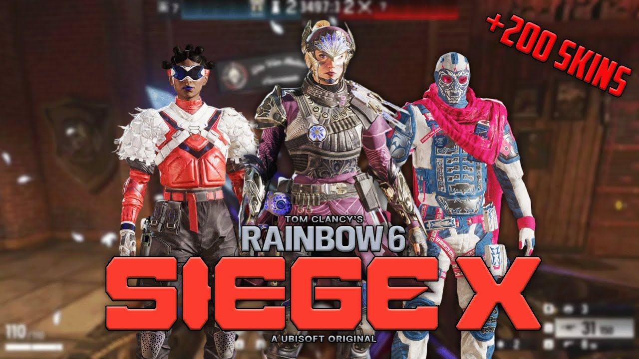 SIEGE X Upcoming SKINS  - ANIMATED SKINS, Exclusive Sets, Battle Pass Skins, Ranked Charms R6 Y10S2