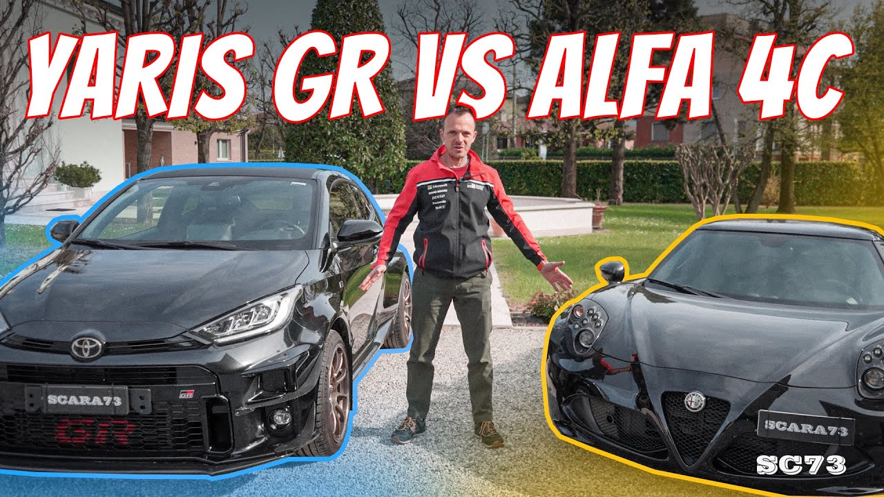 Yaris GR VS Alfa 4c by SCARA73