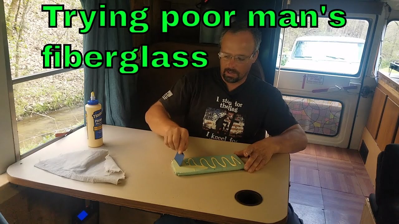 Trying Poor Man's Fiberglass for the Homemade Trike Body