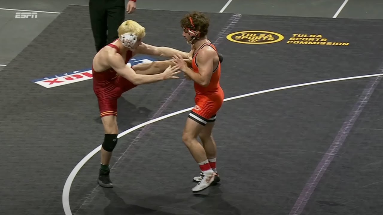 133lbs Daton Fix (Oklahoma State) vs Evan Frost (Iowa State)