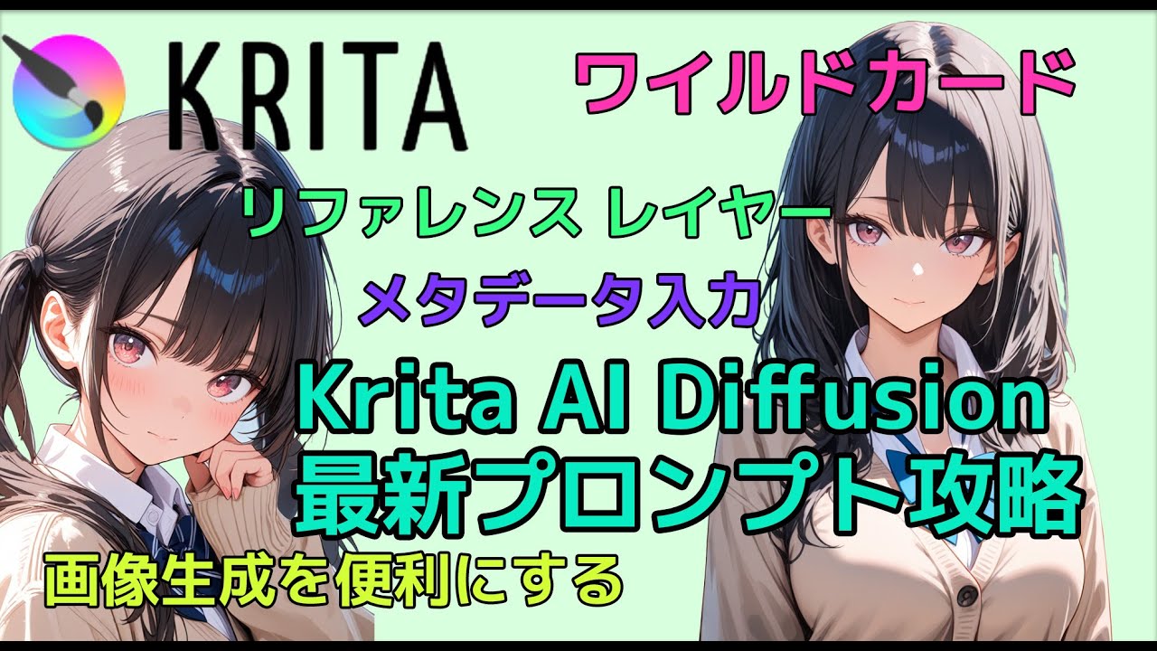 Krita AI Diffusion プロンプト徹底解説｜基礎から最新機能まで