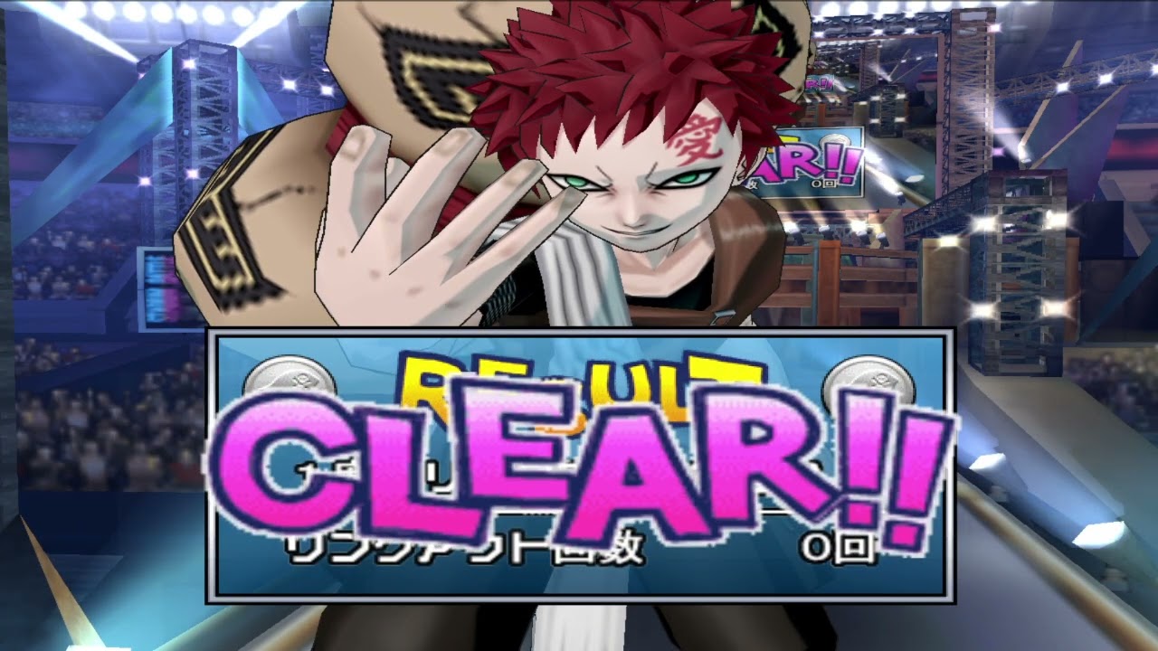 Battle Stadium D.O.N - Play as Gaara - Mission Clear
