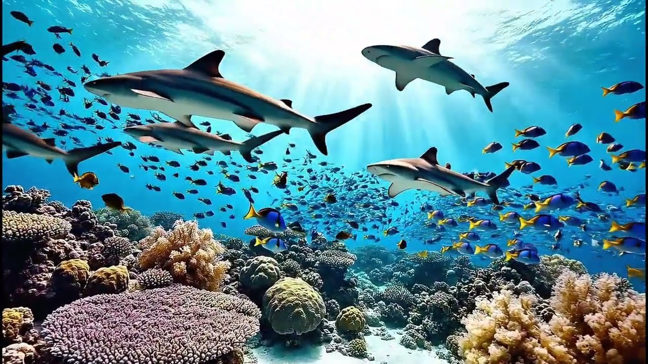 Mystical Ocean Wonders | 5 Minutes Underwater 4K - Whales, Sharks, Ruins & Reefs
