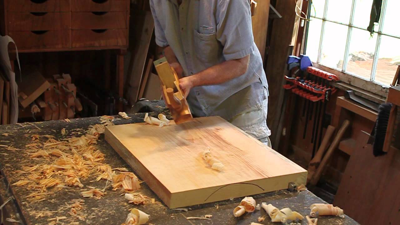 Curtis Buchanan - 13. Planing the Seat Blank and Laying Out the Pattern