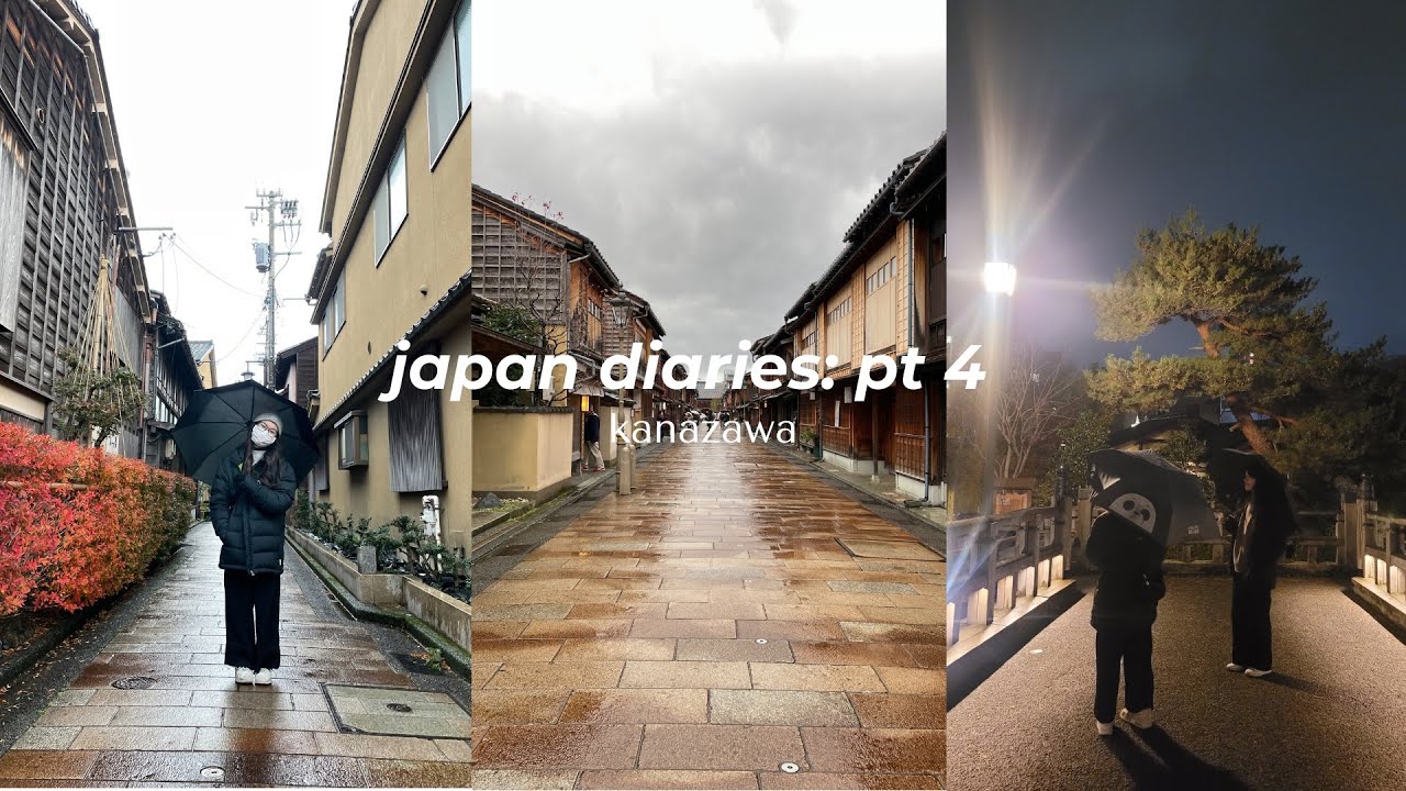 japan diaries: pt 4 (kanazawa) ༶୨♡୧༶|| geisha district, wagashi, samurai district