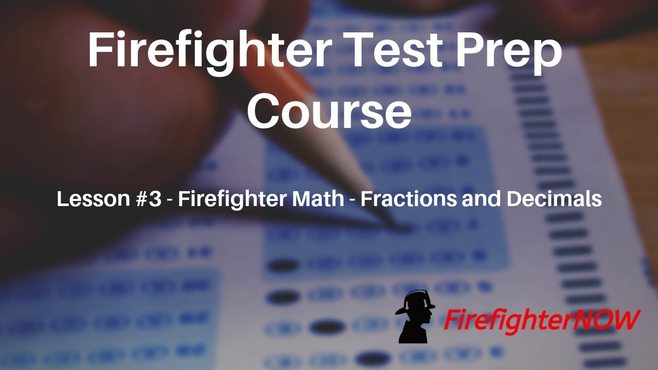 Firefighter Math - Fractions and Decimals