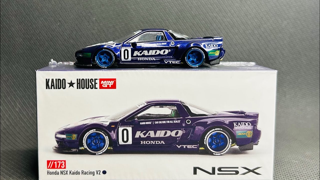 Kaido House x Mini GT Honda NSX Kaido Racing V2 Purple Unboxing! #minigt #unboxing #honda #nsx #cars