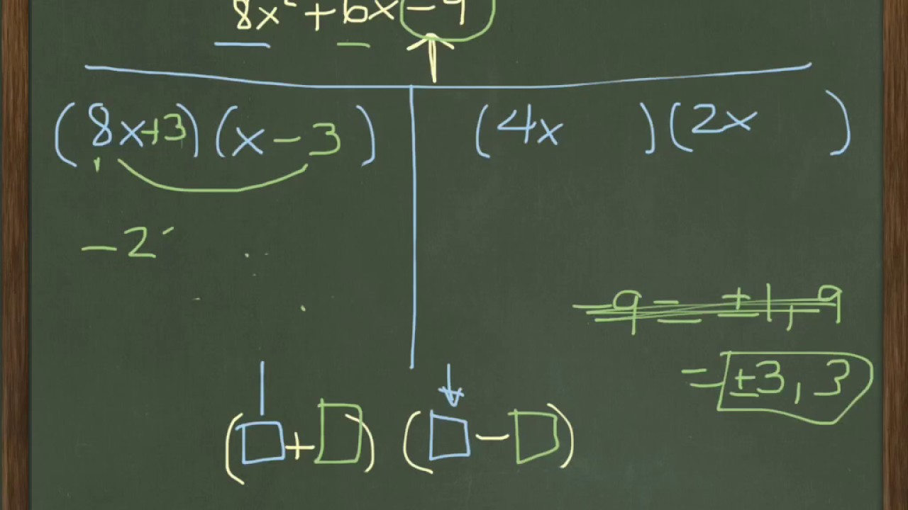 Factoring, trial and error