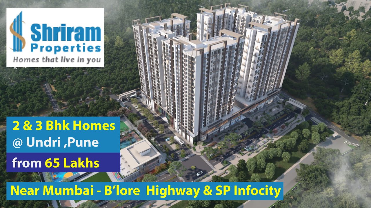 2 & 3 BHK Flats Starting ₹68L | Near NIBM, IT Parks & Malls | Shriram Project, Undri Pune