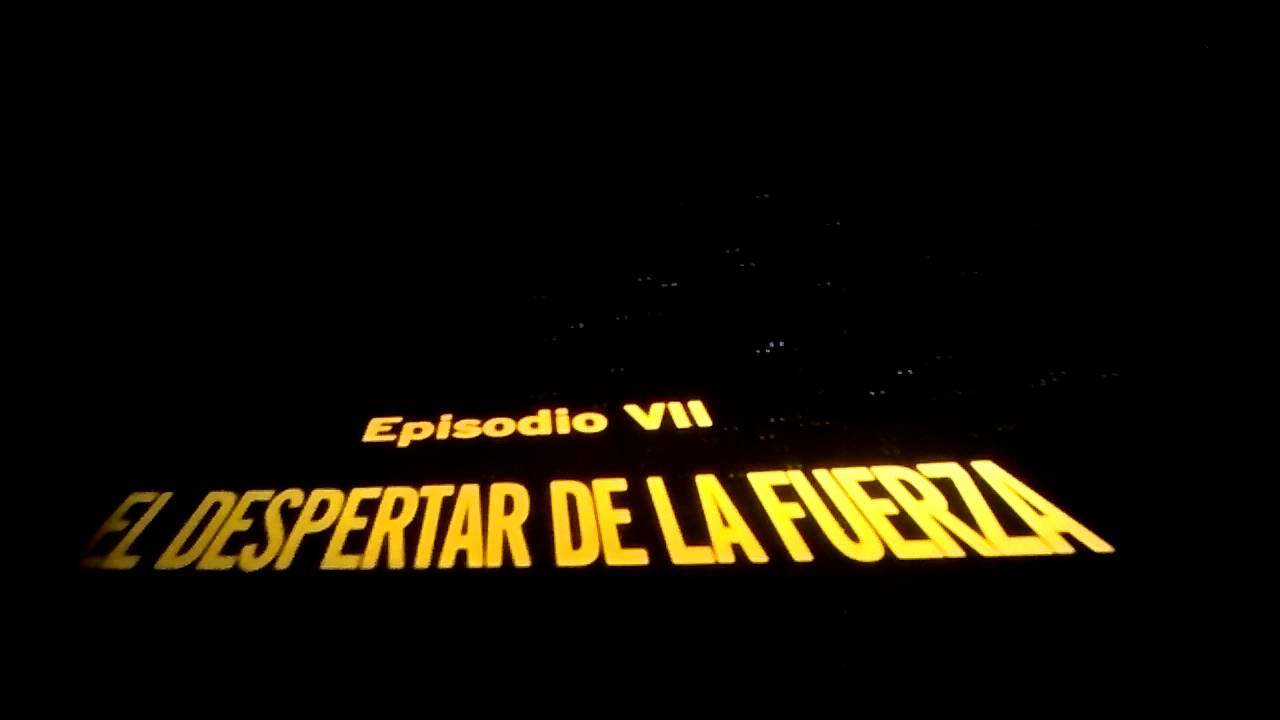 Star wars force awaken intro