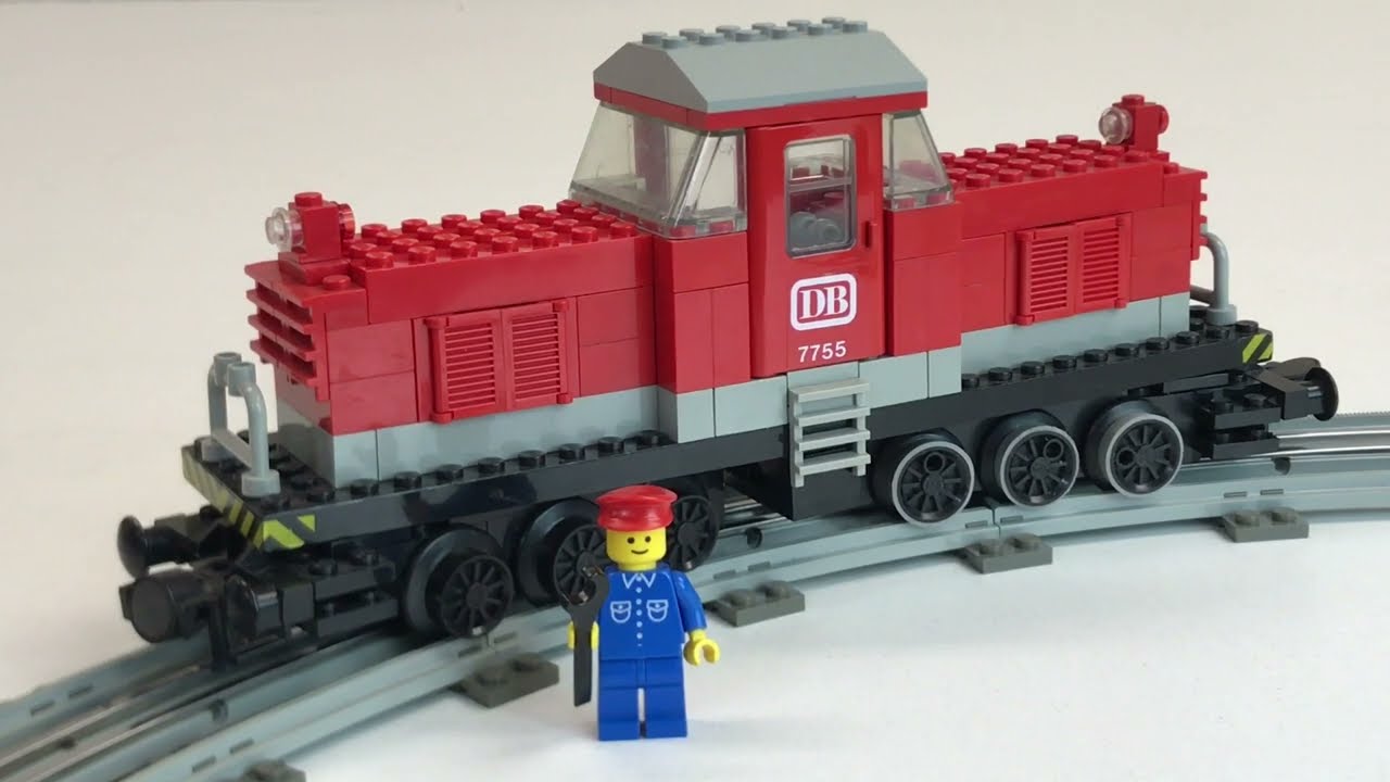 LEGO TRAIN 7755 Diesel Heavy Shunting Locomotive 12V Trains from 1983