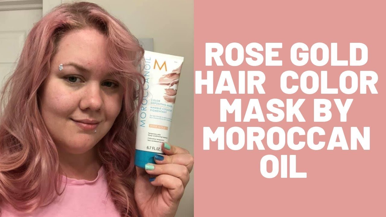 Rose Gold Hair Color Depositing Mask Application and Review