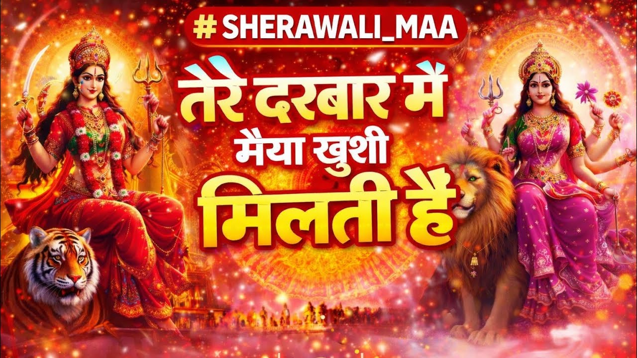तेरे दरबार में मैया खुशी मिलती है 🙏 | Sherawali Maa Bhajan 2026 | Mata Rani Special
