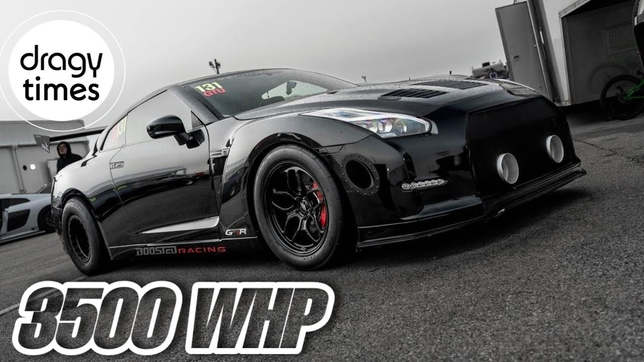3500 WHP Billy's Nissan GT-R | Acceleration 100-363 km/h (60-226 mph) by Dragy Motorsports