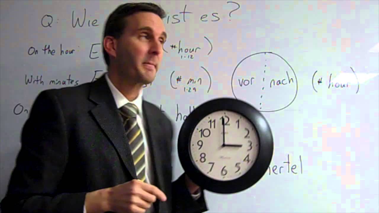 Wie spät ist es? Telling time in German