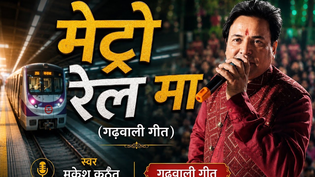 New Garhwali Song || Metro Rail Ma || Mukesh Kathait || Delhi Ghumlu twe - दिल्ली घुमलू त्वे #Pahadi