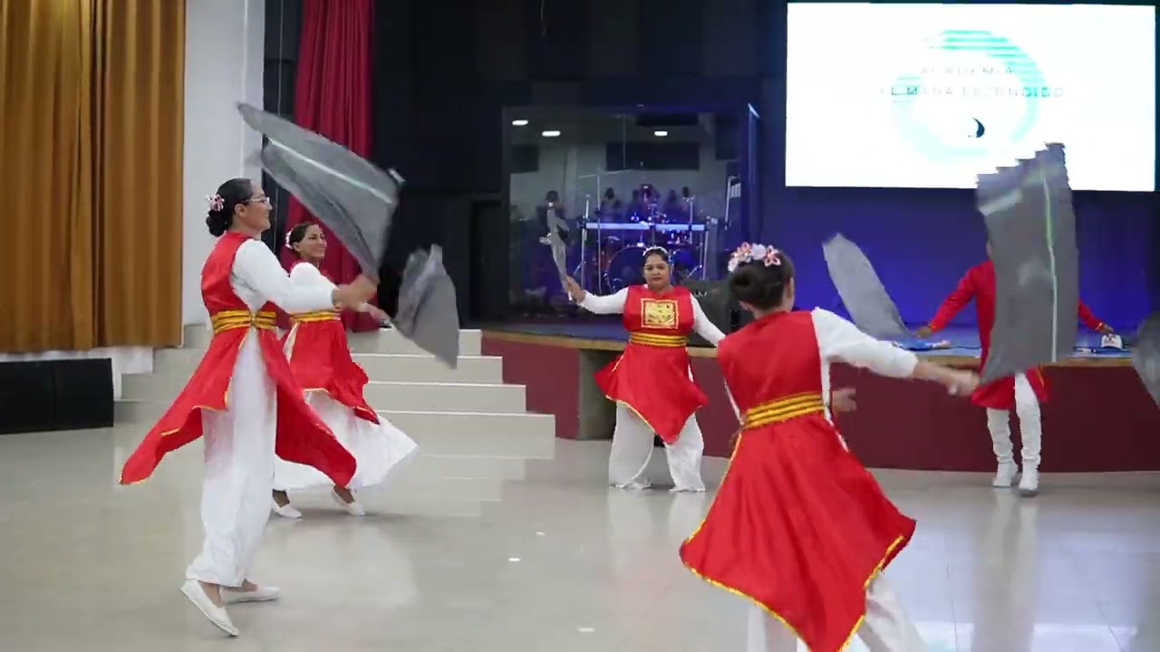 Alguien está aquí / Danza con Banderas