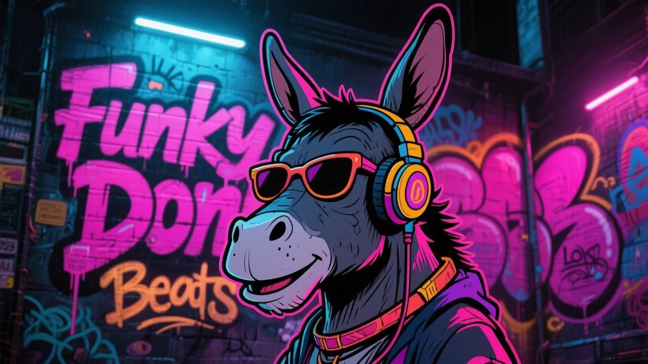 Funky Donkey Beats 🎶  Groovy Hip Hop Vibes with Punchy Bass