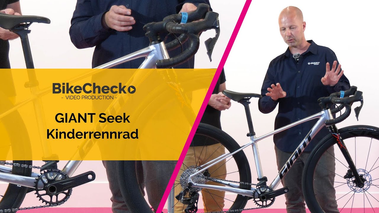 Profi-Feeling ab 1,30 m: Giant Seek Kinderrennrad der Extraklasse