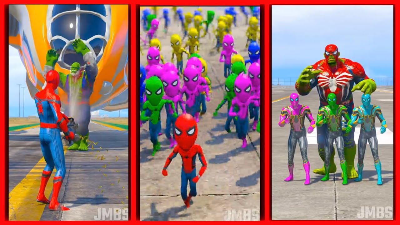 MINI SPIDERMAN SAVES BIG SPIDERMAN | SPIDERMAN VS CAPTAIN AMERICA | HULK VS SPIDERMAN