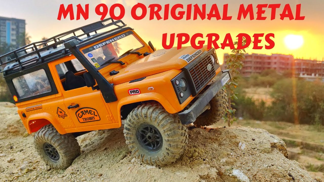 EXTREME TEST | MN 90 METAL AXLES & TRANSMISSION - RC DEFENDER CRAWLING TEST - RC WITH POPEYE