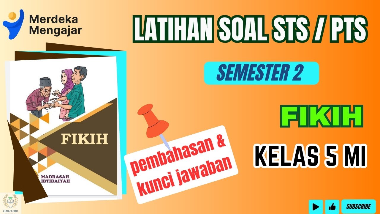 LATIHAN SOAL STS/ PTS GENAP FIKIH kelas 5 MI Semester 2 | Beserta Pembahasan dan Kunci Jawaban